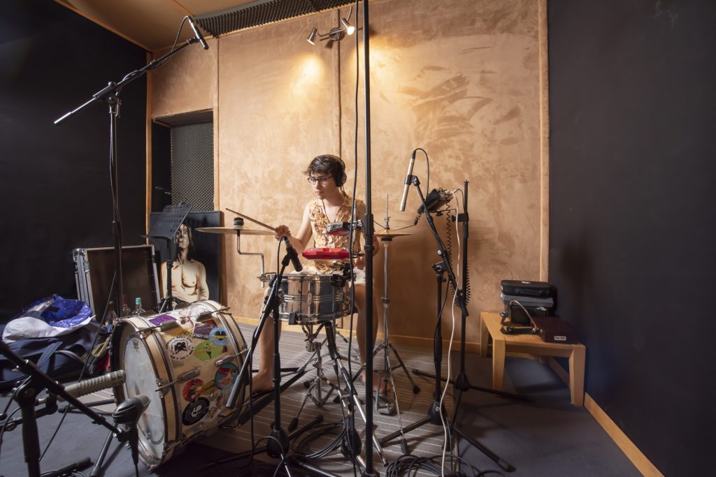 recording drums shaman studio bordeaux